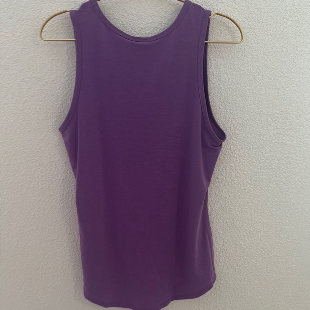 NWT- LuLaRoe- Purple Tank Top - Be Weird, Be Random, Be You!- Size Medium - Picture 6 of 6